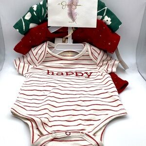 NWT Jessica Simpson Baby Layette Girls 3 Piece Set Onesies 3-6 Months